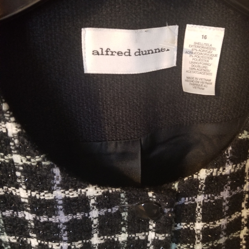 Vintage Alfred Dunner check style blazer - Picture 2 of 6